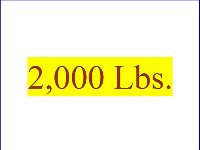 2000 Lbs